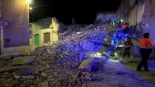 Derrumbe de un edificio en Siete Iglesias de Trabancos