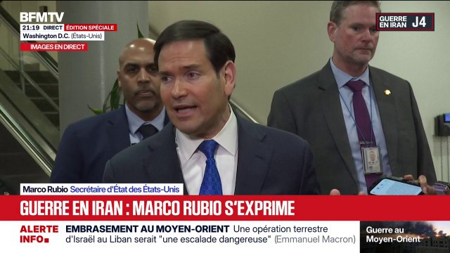 Frappes au Moyen-Orient: Un drone a frappé un parking près d'un immeuble d'habitation , annonce Marco Rubio, secrétaire d'État des États-Unis