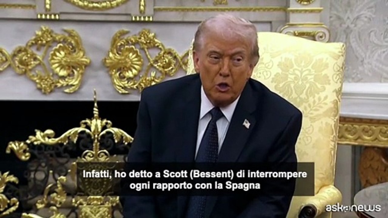 Trump minaccia di interrompere gli scambi commerciali con la Spagna