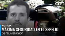 Entre corona de flores, ataúd dorado y música de banda: así fue el funeral de “El Mencho”