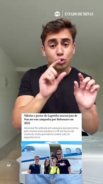 Nikolas sobre voos em jatinho de Vorcaro: 'Qual é o problema?'