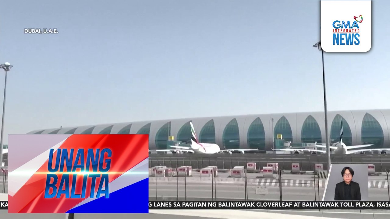 Mga paliparan sa U.A.E., partially reopened; mga pasaherong stranded dahil sa gulo sa Middle East, makakabiyahe na | Unang Balita