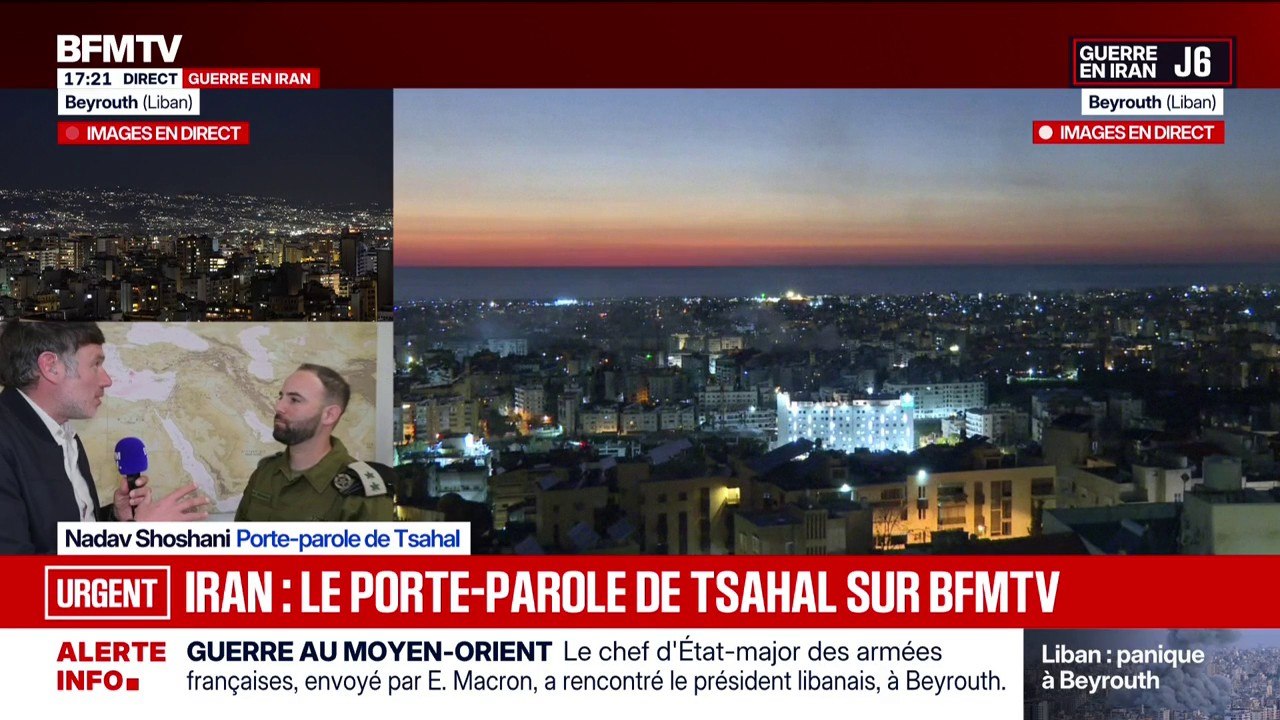 Guerre au Moyen-Orient: "Le Hezbollah a ouvert une guerre contre Israël", assure le porte-parole international de Tsahal, Nadav Shoshani