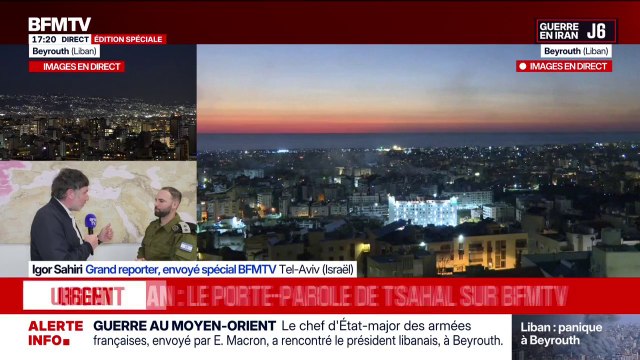 Guerre au Moyen-Orient: Le Hezbollah essaie de se cacher derrière les civils , affirme Nadav Shoshani, porte-parole international de Tsahal