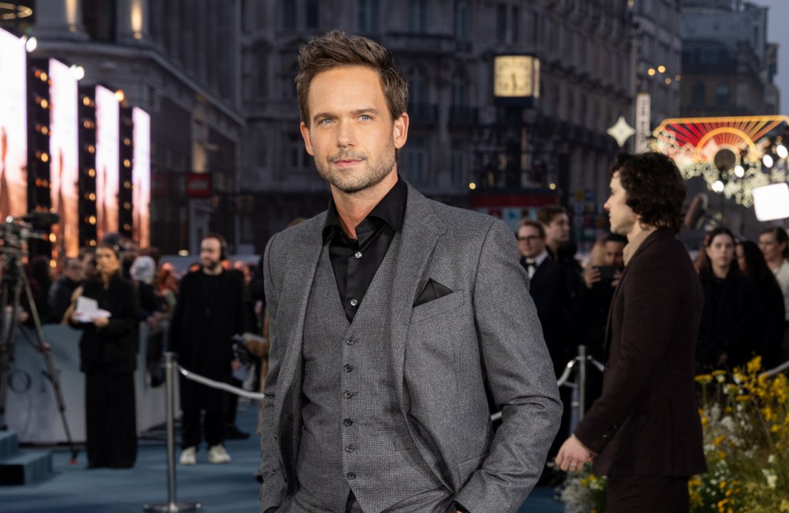 Patrick J. Adams has confirmed his and Troian Bellisario's third child is a girl