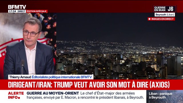 Guerre au Moyen-Orient: Donald Trump entend jouer un rôle dans la désignation du prochain leader de l'Iran