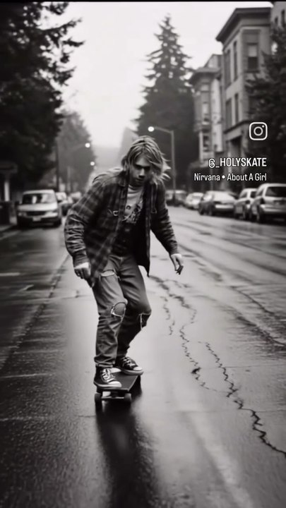 Kurt Cobain skate board