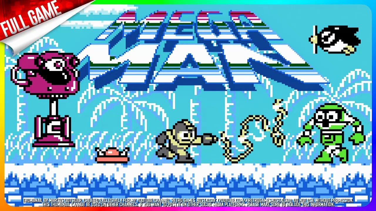Mega Man [MMC5, No Flashing Screen Patch] (NES - US) Longplay