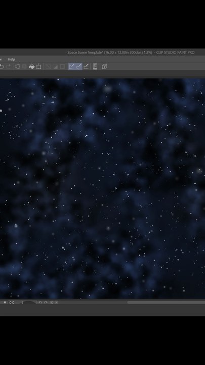 Outer Space Digital Painting Timelapse – Galaxy, Stars & Cosmic Clouds