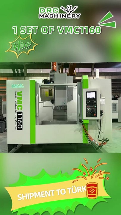Rigorous testing ✅ Trial processing passed ✅ Vertical machining center VMC1160, heading to Türkiye, embodying the spirit of "Made in China" and its journey overseas.