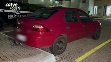 Carro furtado na Avenida Tancredo Neves é recuperado pela Guarda Municipal