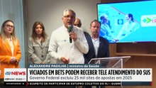 Saúde Digital: SUS inicia teleatendimento gratuito para viciados em "bets"