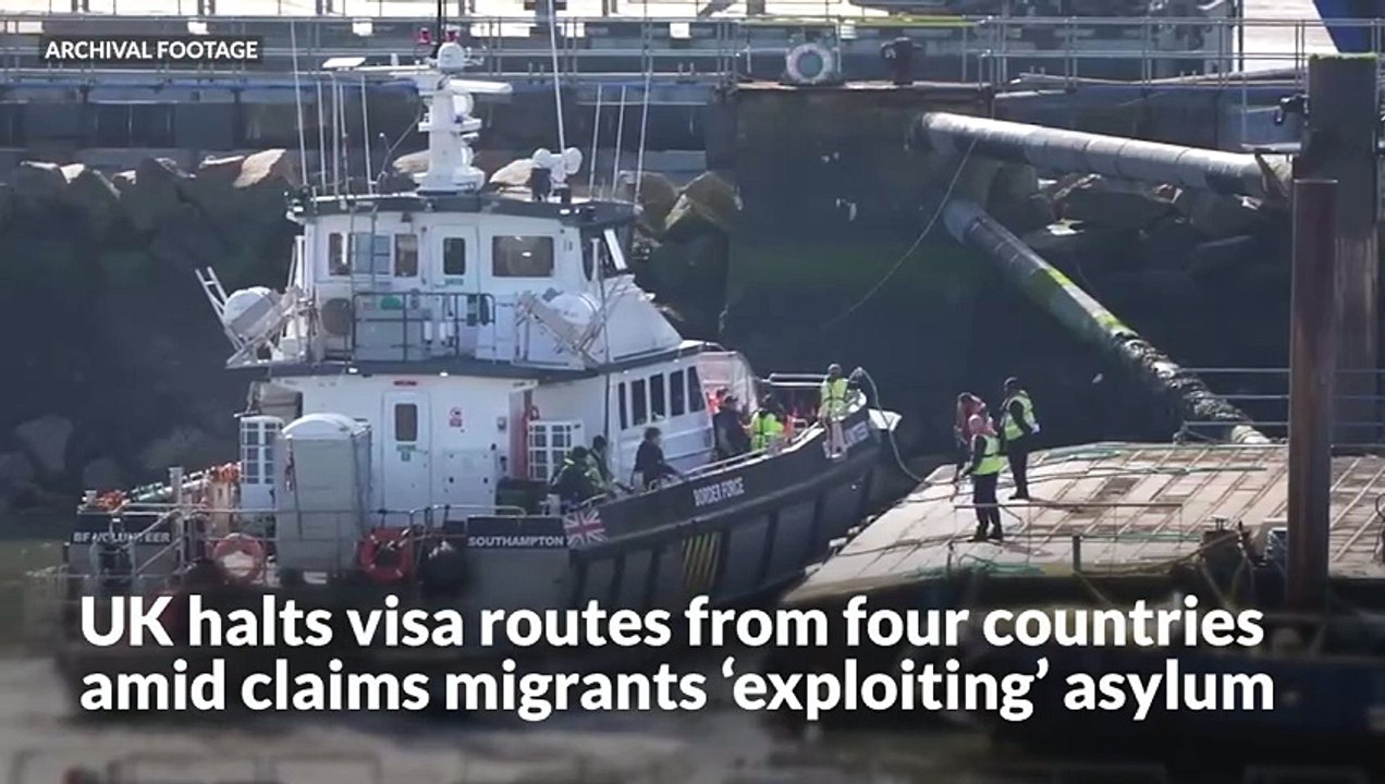 UK halts visa routes from four countries amid claims migrants ‘exploiting’ asylum