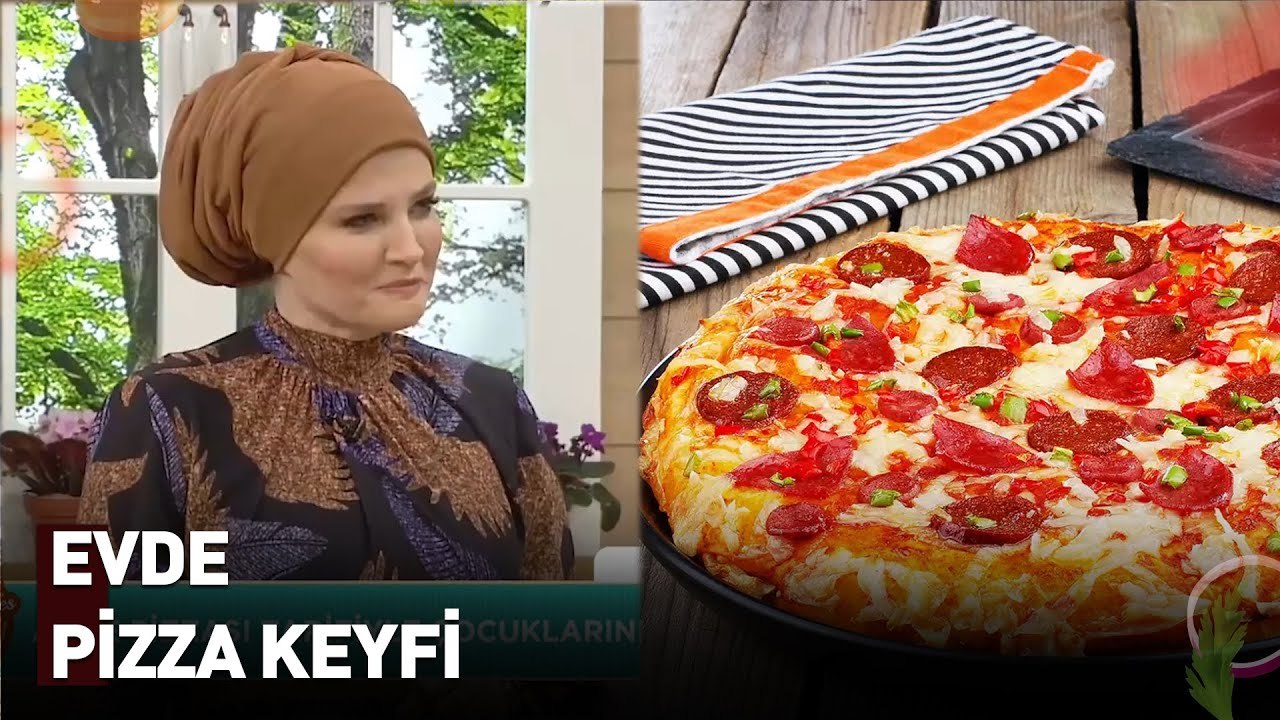 İncecik Hamur, Bol Malzeme! Evde Bol Malzemeli Pizza Tarifi  | Nermin'in Enfes Mutfağı