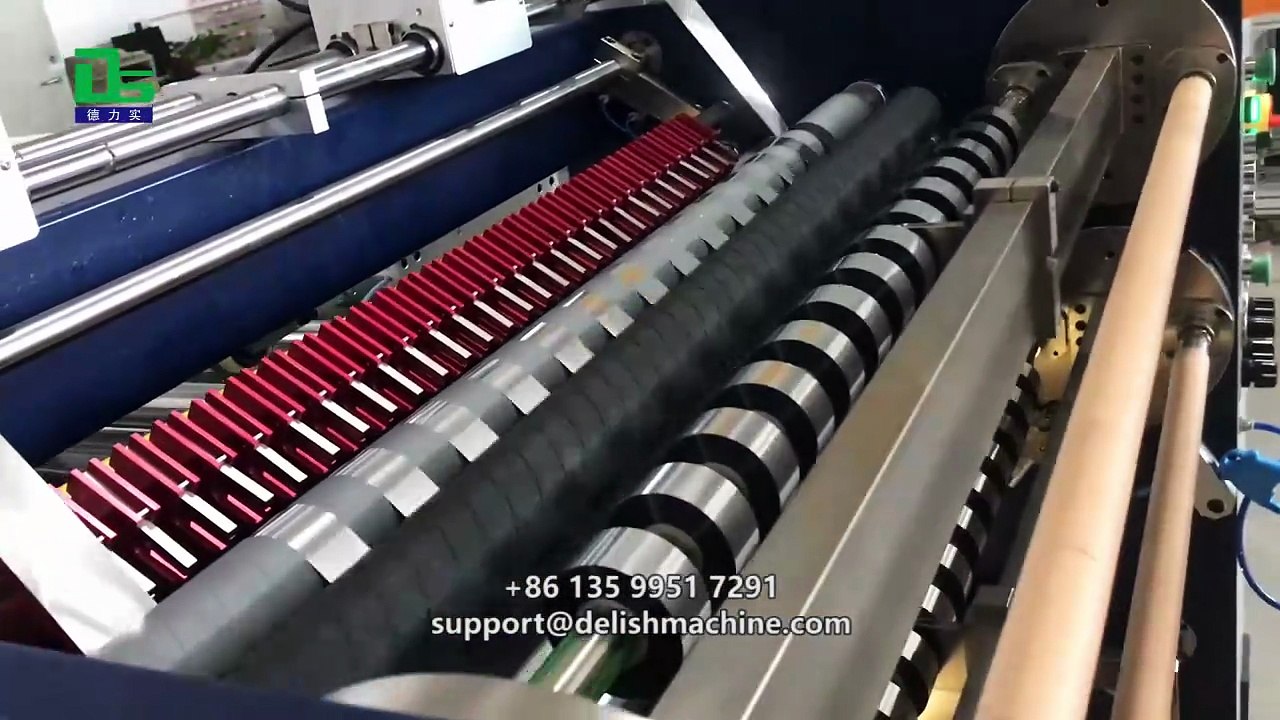 Industry standard, Delish thermal transfer ribbon slitting machine!