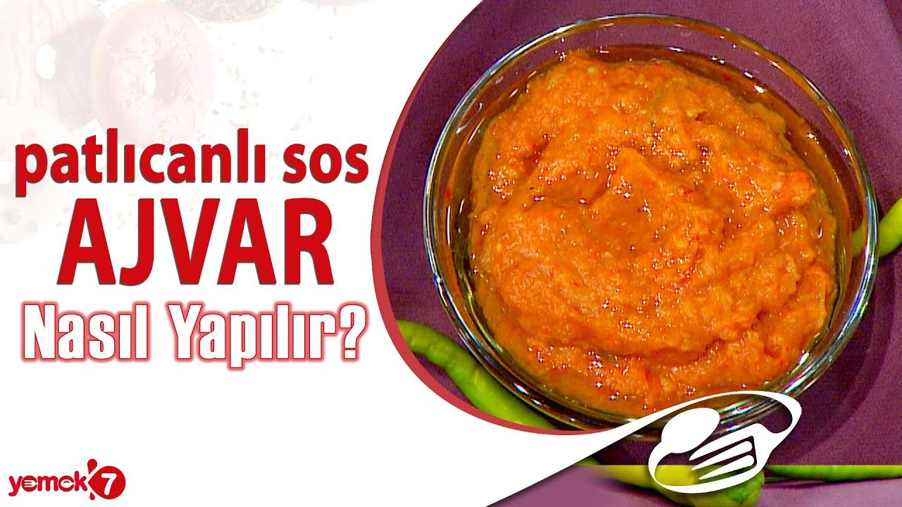 ŞİMDİ TREND BU SOS😍 Ajvar Sos (Patlıcanlı Sos) Nasıl Yapılır?