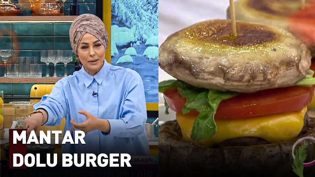 Yumuşacık Ve Lezzetli Mantar Hamburger Tarifi - Şampiyon Lezzetler