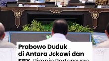 Prabowo Duduk di Antara Jokowi dan SBY, Pimpin Pertemuan dengan Elite di Istana
