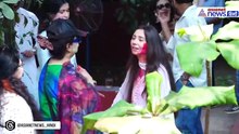 Shabana Azmi और Javed Akhtar की Holi Party में कौन कौन पहुंचा