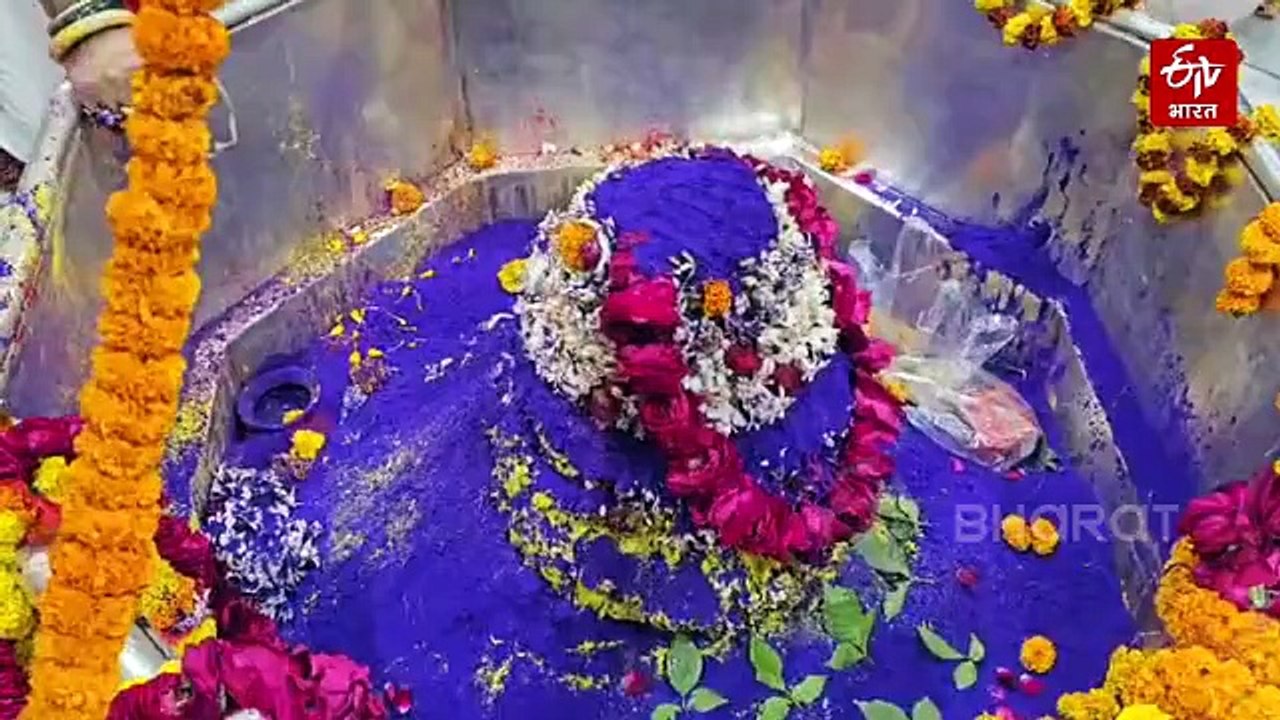 वृंदावन की तर्ज पर बाबा गरीबनाथ धाम में फूलों क...