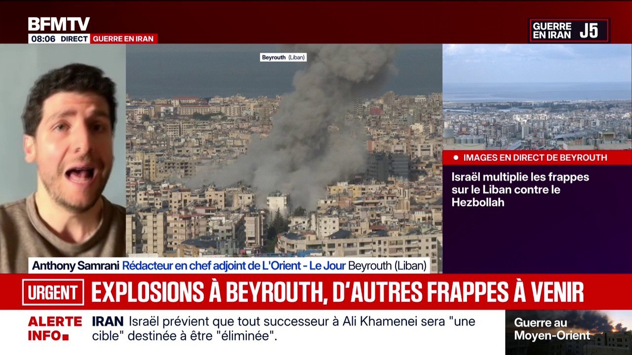 Guerre au Moyen-Orient: “L’opinion libanaise était dans une colère noire contre le Hezbollah”, explique Anthony Samrani, rédacteur en chef adjoint de L'Orient - Le Jour