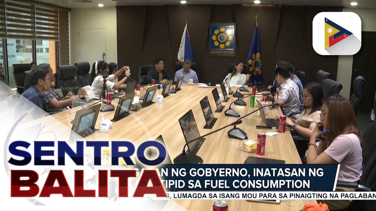 Mga tanggapan ng gobyerno, target makapagtipid ng 10% ng fuel consumption; energy audits at random spot checks sa government entities, isasagawa ng DOE