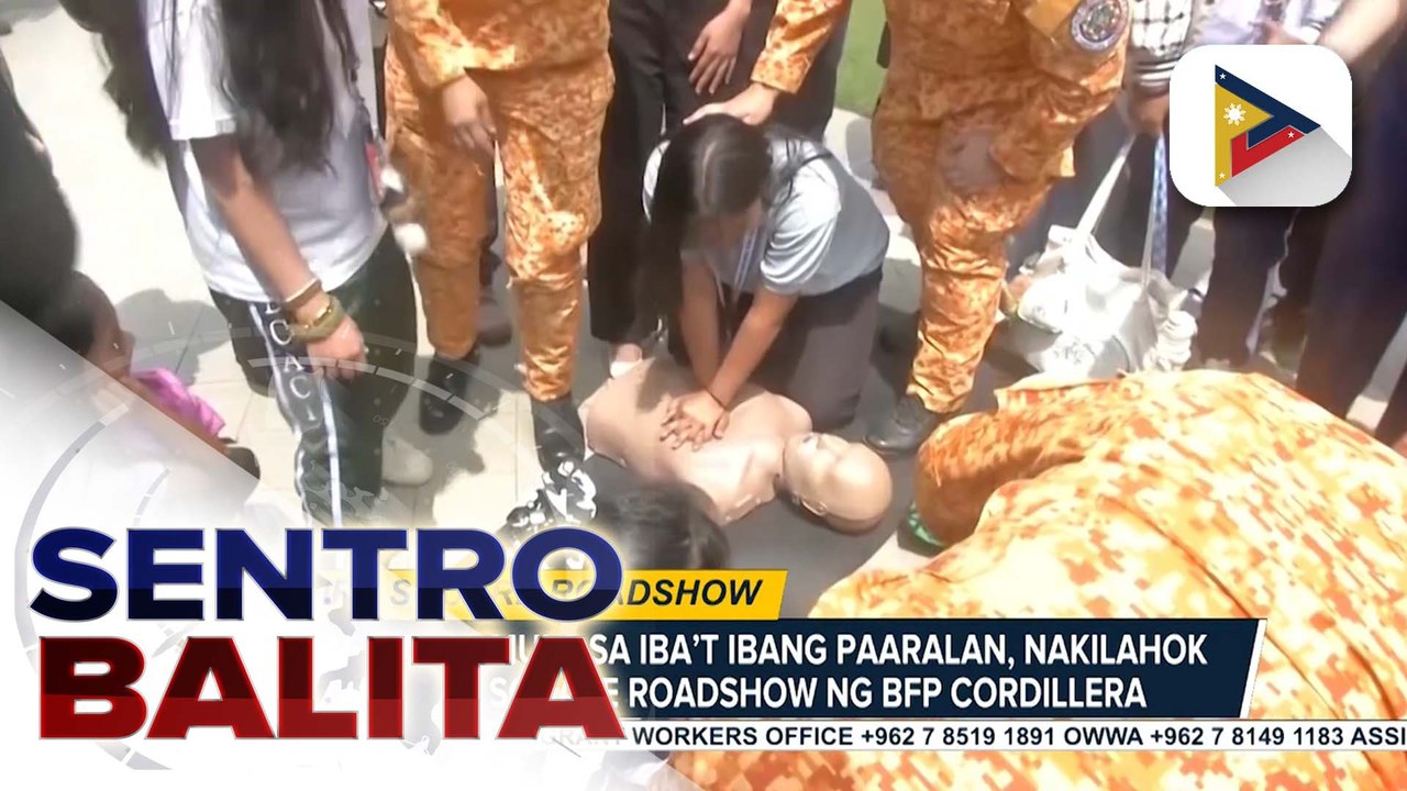 Fire Square Roadshow, tampok bilang bahagi ng Fire Prevention Month; mga estudyante, kabilang sa mga nakibahagi | ulat ni Jezryl Khate Lapizar - PTV Cordillera