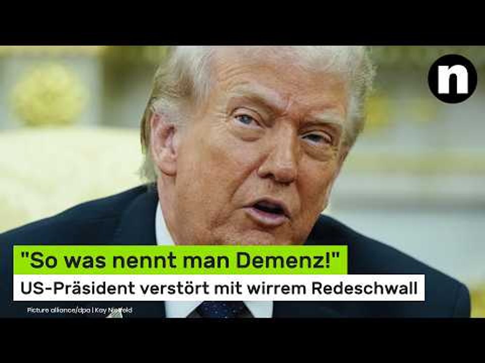 Donald Trump trifft Friedrich Merz: US-Präsident verstört mit wirrem Redeschwall