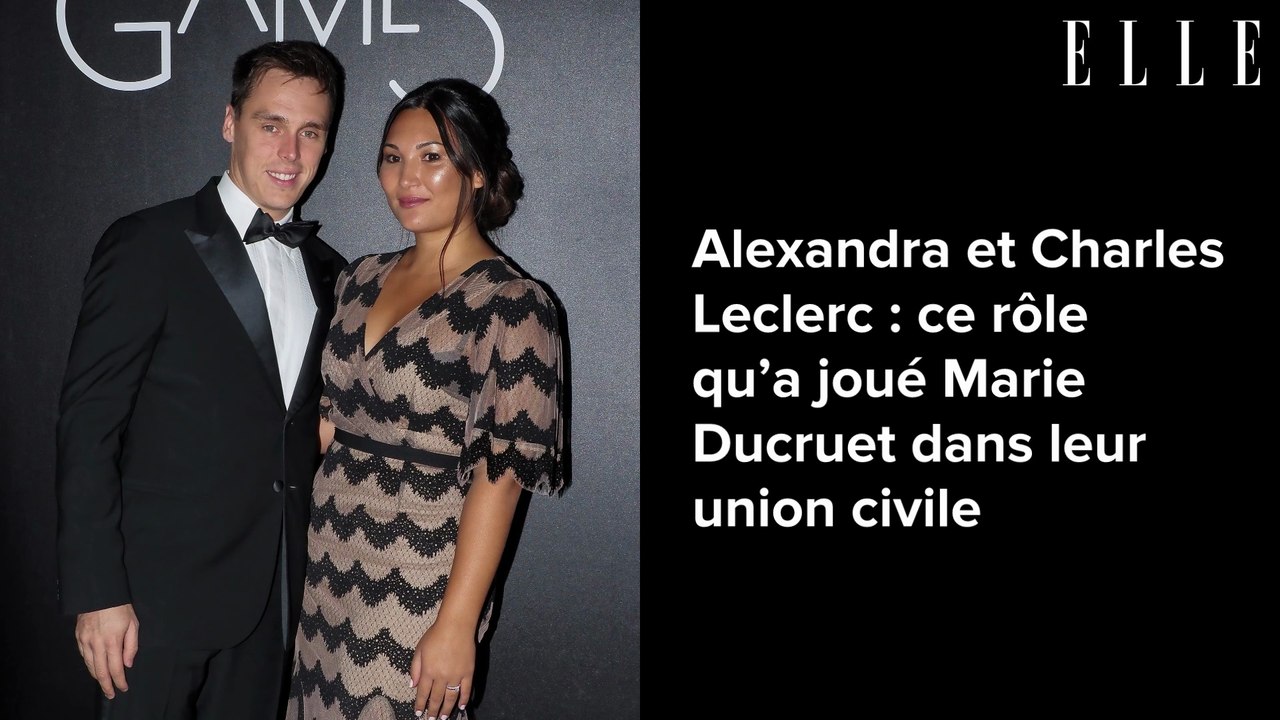 Alexandra et Charles Leclerc : ce rôle qu’a joué Marie Ducruet dans leur union civile