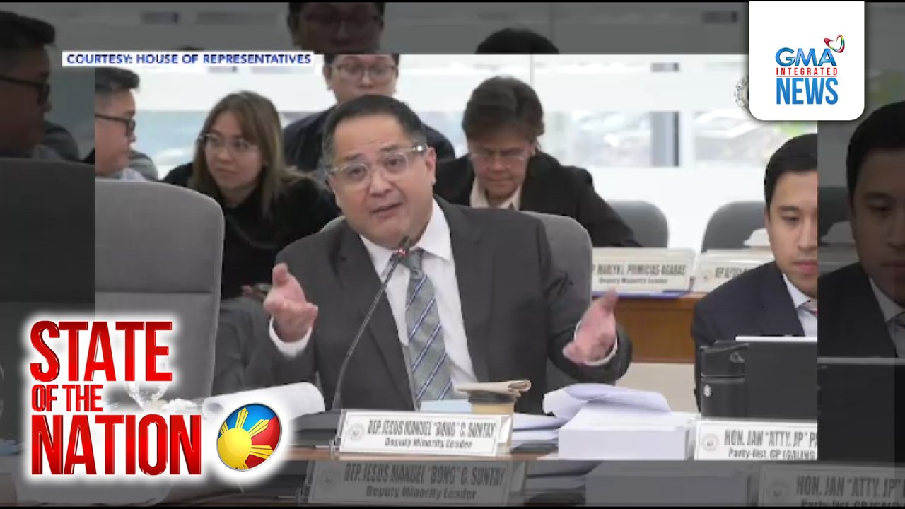 Komento ni Rep. Suntay na bastos umano, pinabura ng mga kongresista sa pagdinig | SONA