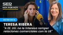Teresa Ribera pide firmeza ante Trump y reclama "respeto" para España: "A EEUU tampoco le interesa romper relaciones comerciales con la UE"