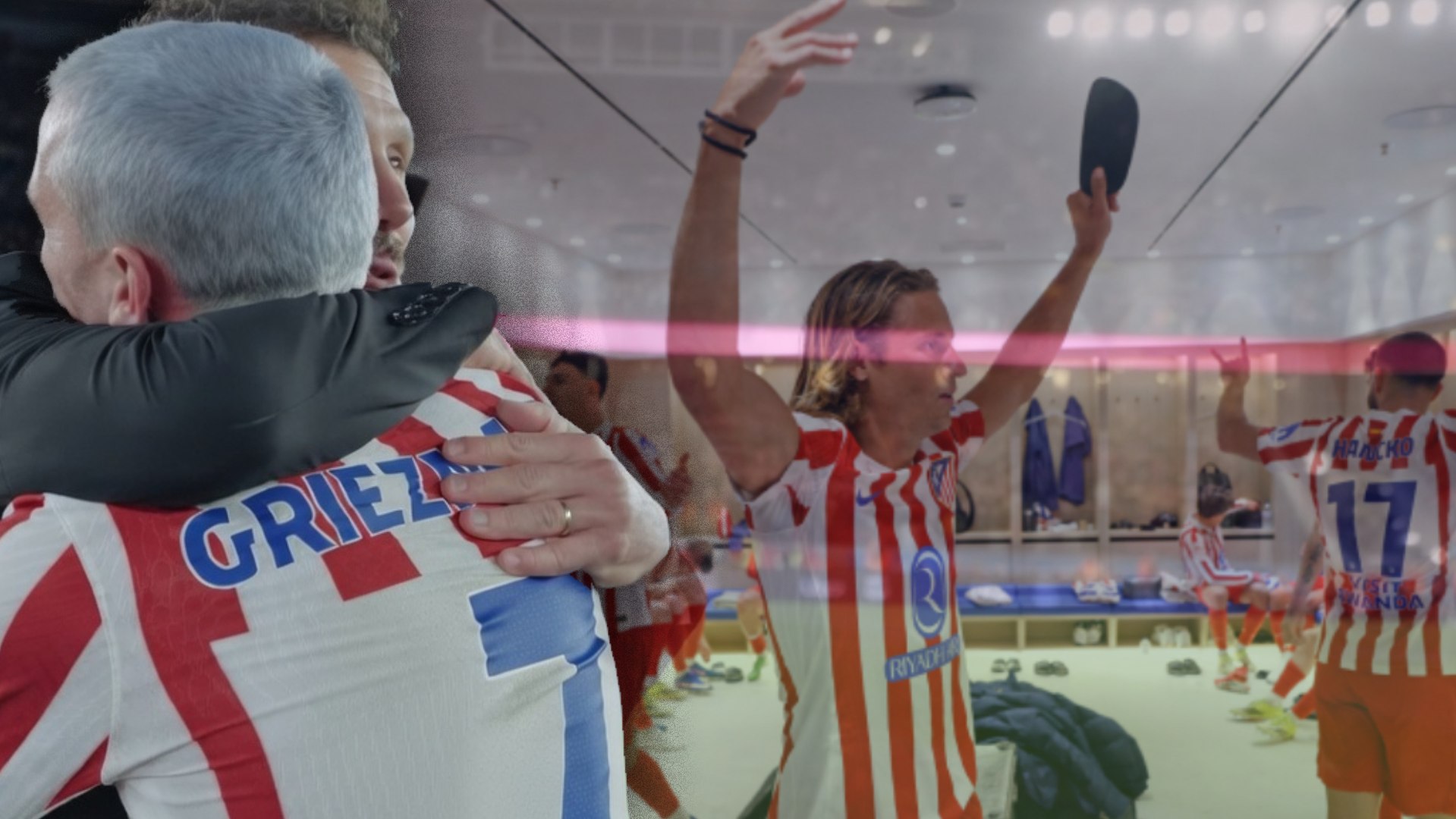 Nadie se dio cuenta: el explícito mensaje al oído de Simeone a Griezmann