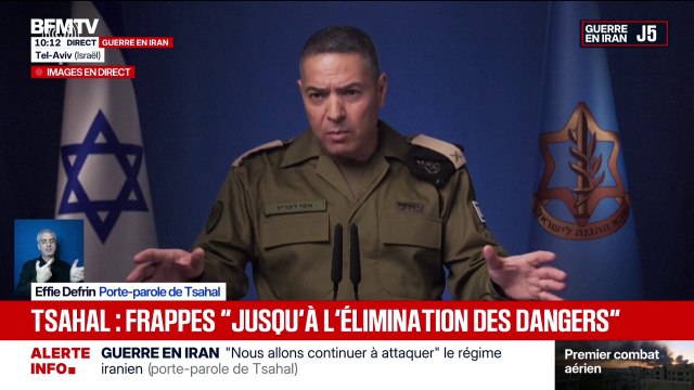Guerre au Moyen-Orient: Nous n'allons pas nous arrêter jusqu'à ce que le Hezbollah soit démantelé de ses armes , déclare Effie Defrin, porte-parole de Tsahal
