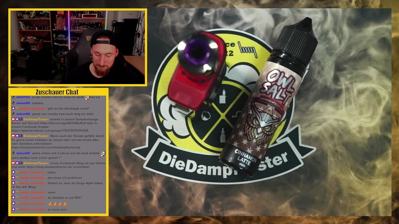 OWL Salt Cinnamon Latte Aroma Geschmackstest