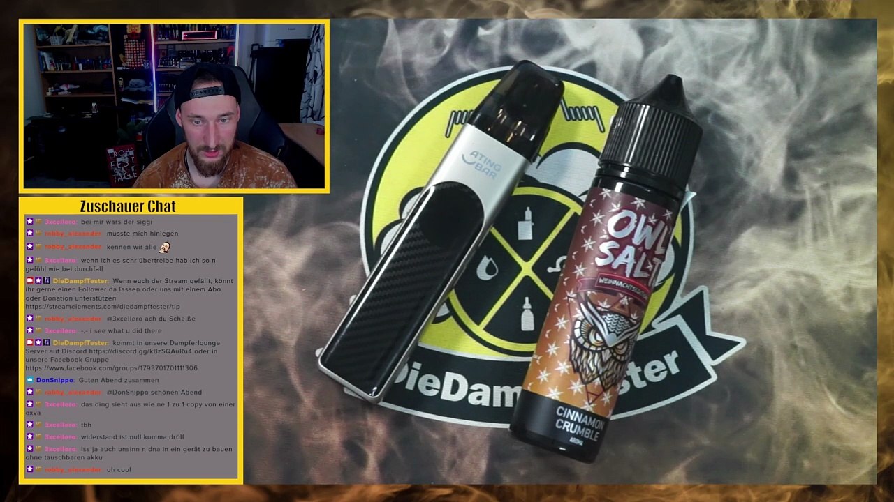 OWL Salt Cinnamon Crumble Aroma Geschmackstest