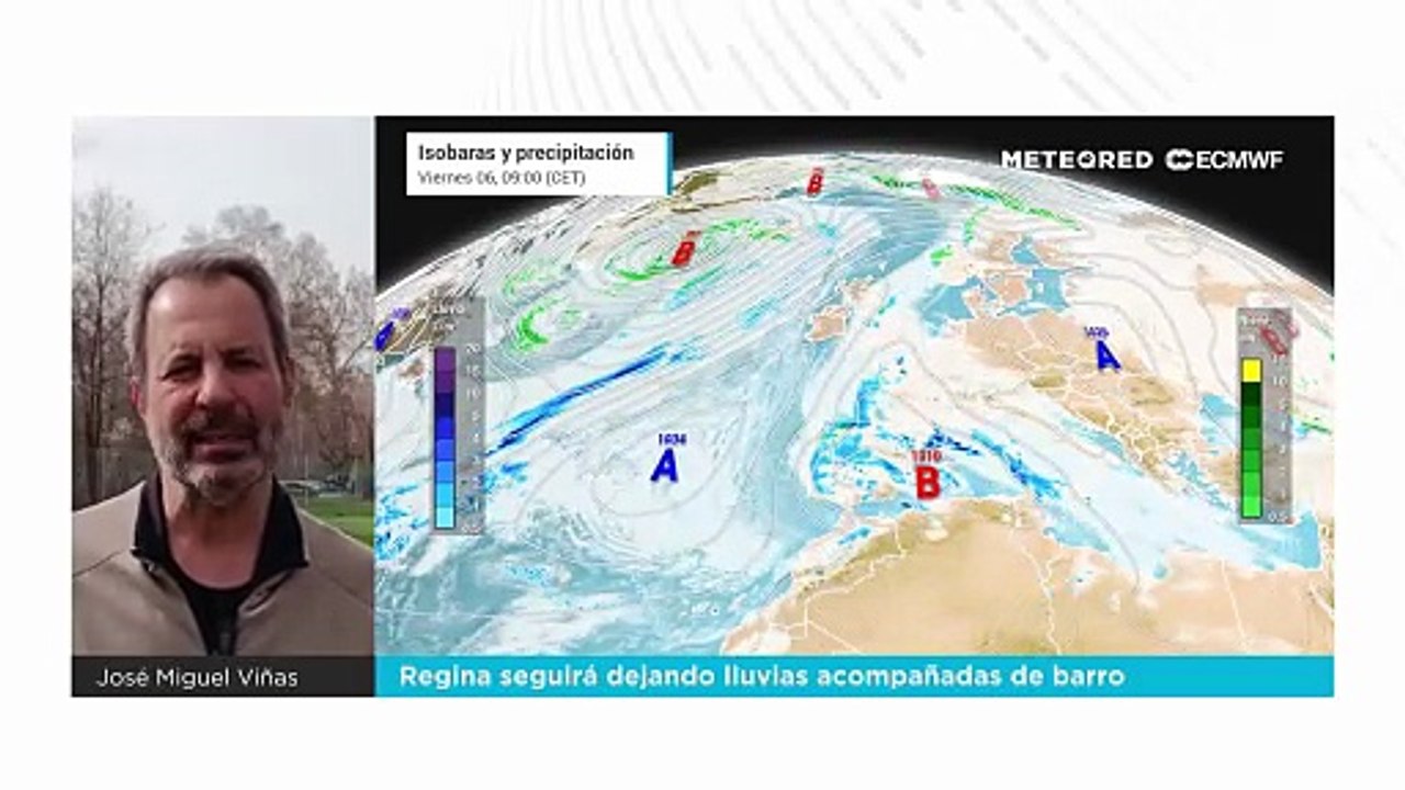 En los próximos días seguirá lloviendo barro en España