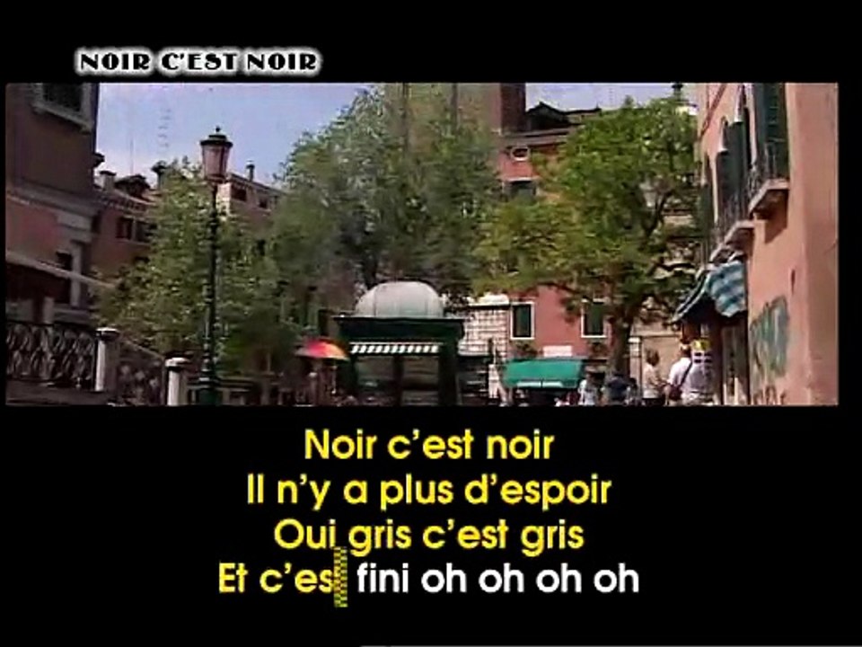 1966 – Johnny Hallyday – Noir C’est Noir (Version Karaoké)