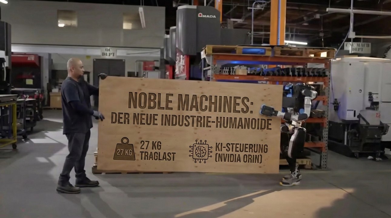 Noble Machines humanoider Roboter für harte Industrie-Jobs vorgestellt