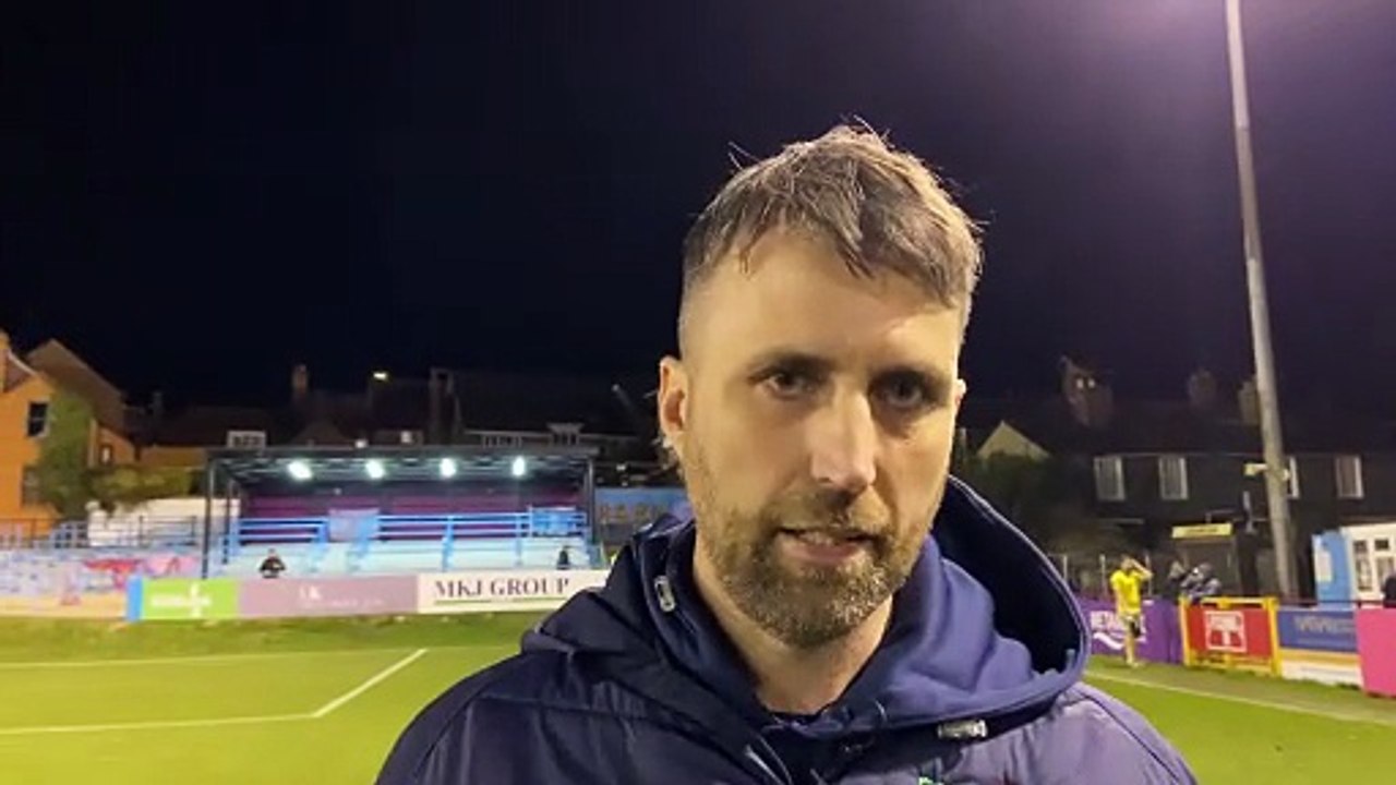 Farnham Town manager Paul Johnson post-Yate Town