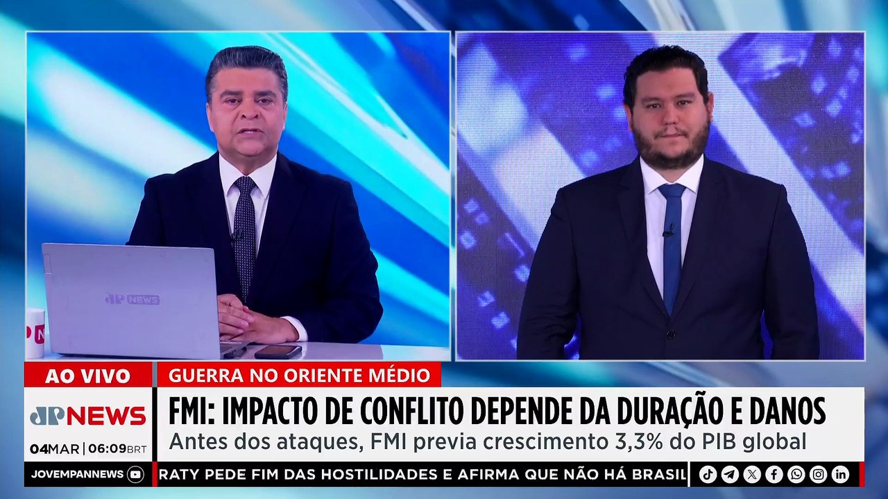 FMI alerta que impacto do conflito depende da duração e danos; Mano Ferreira comenta