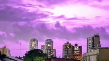 Raios ao norte do bairro Aldeota marcaram noite dessa terça-feira, 3