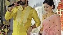 Vijay Deverakonda and Rashmika Mandanna express their love and gratitude at the media meet