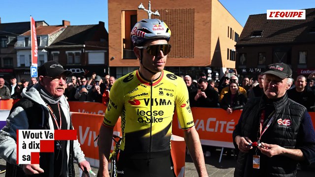Wout Van Aert dénonce un « sabotage » après sa crevaison à dix kilomètres de l'arrivée du Samyn - Cyclisme - Le Samyn