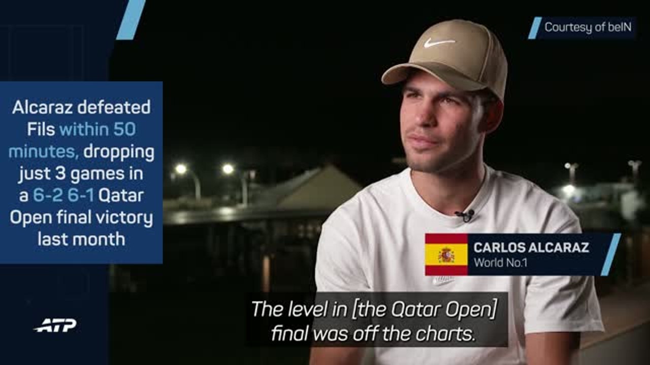 Qatar Open final was a 'top 10' career performance - Alcaraz