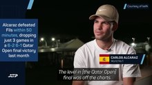 Qatar Open final was a 'top 10' career performance - Alcaraz