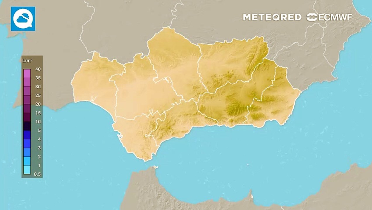 Lluvias en Andalucía
