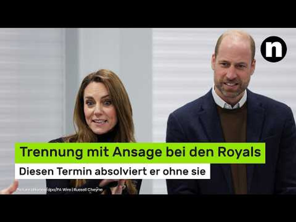 William und Kate: Trennung mit Ansage bei den Royals - diesen Termin absolviert er ohne sie