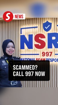 Call 997 if you've been scammed, says Fahmi