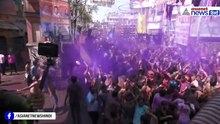 Pratagraj Holi Video   प्रयागराज में कैसे खेली गई होली, देखें वीडियो