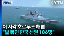 "발 묶인 한국 선원 186명"...이 시각 호르무즈 해협 / YTN